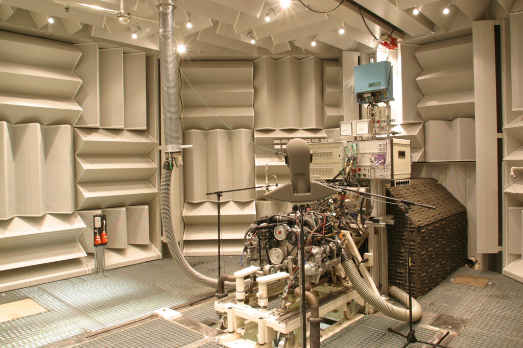 prueba de ruido de motor